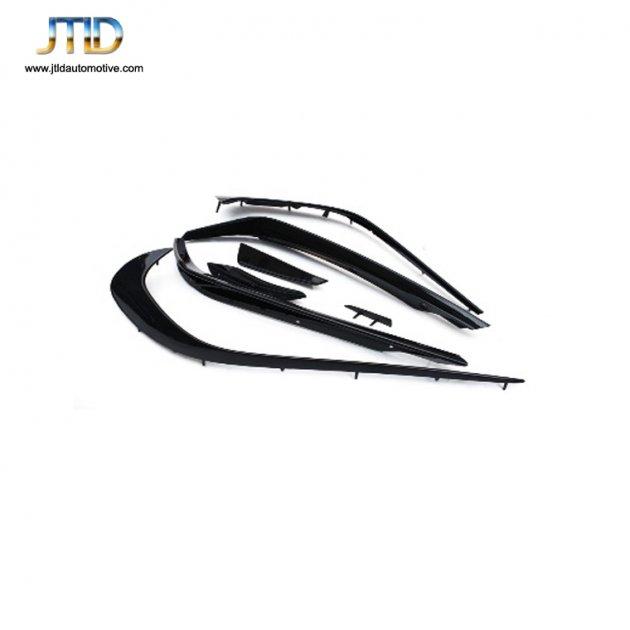 JT1-BENZ005 Front Bumper Canards Glossy  FOR BENZ A Class W176	