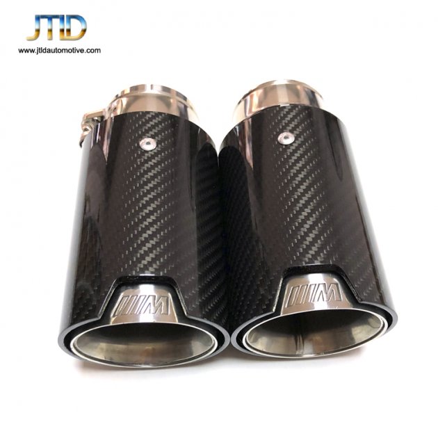 JTS-079 BMW logo carbon fiber exhaust tip