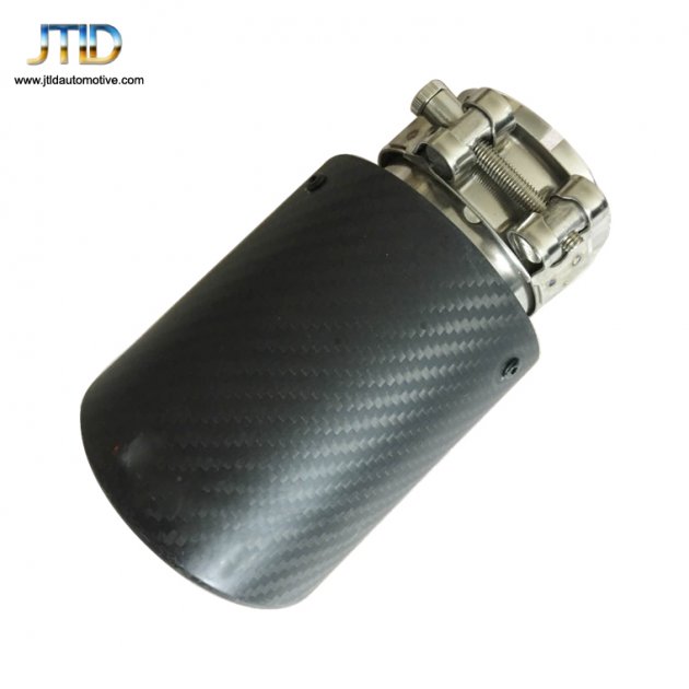 JTS-086   Mat carbon fiber Single exhaust tip