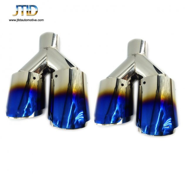 JTT-046 AK style stainless steel dual outlet exhaust tip