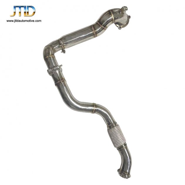 JTDBE-049CL Exhaust downpipe For Benz CLA250 with Clamp