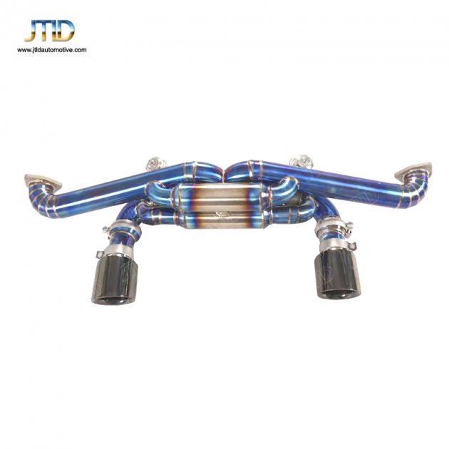 JTS-PO-147 For Porsche 718 GT4 RS exhaust catback titanium alloy valve exhaust system