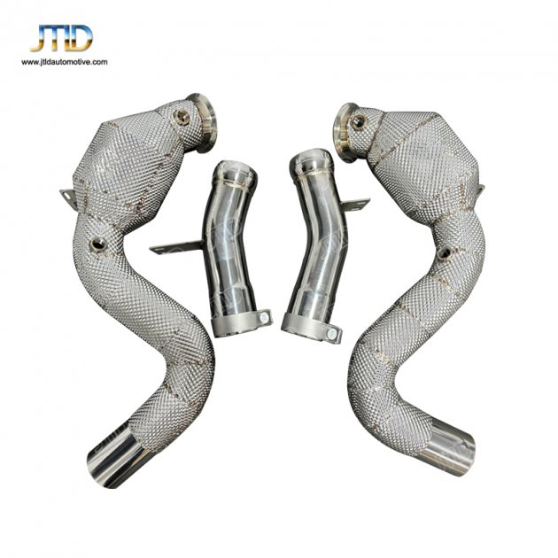 JTDBE-217 Exhaust DownPipe for Mercedes BENZ W222 S63 4.0T 2020 4 doors Sedan