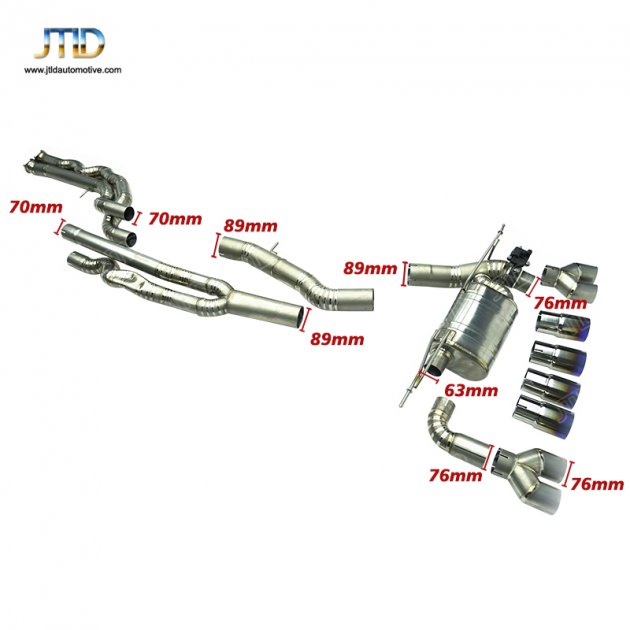 JTS-BM-395 Exhaust System for BMW f80