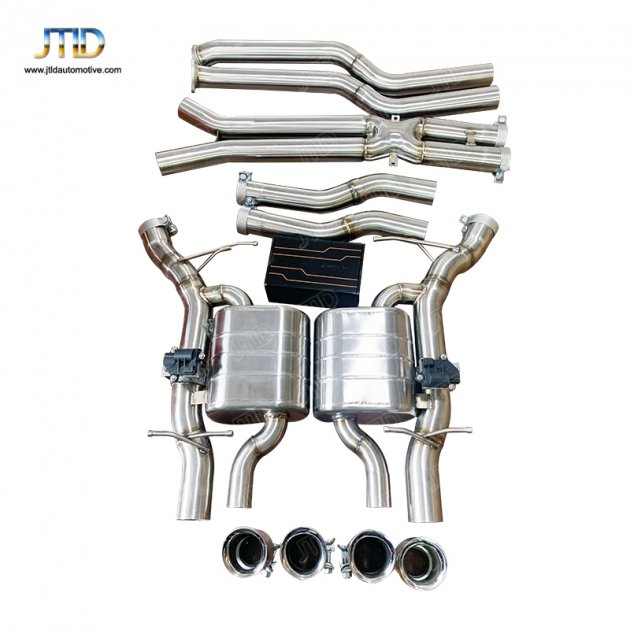 JTS-BM-394 Catback Exhaust For BMW M6 F06 4.4T 2012-2016 High Performance Exhaust Pipe Muffler304 Stainless Steel Car Exhaust System