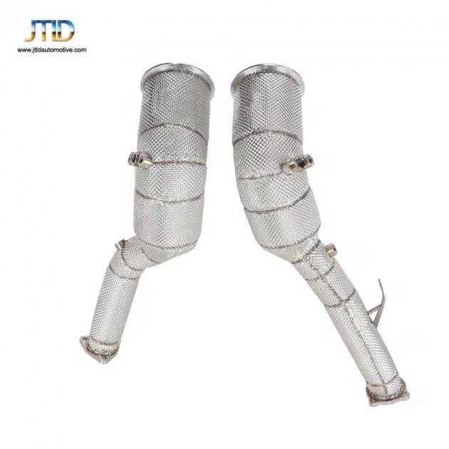 JTDPO-068 Downpipe Tuning Exhaust-header Pipe with Heat Shield Exhaust System for Porsche Macan GTS 2.9T with OPF