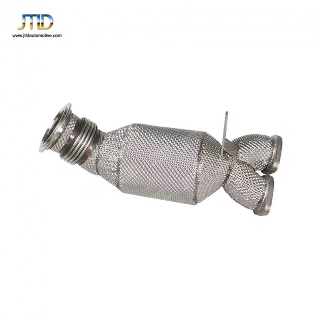 JTDBM-293 Exhaust-pipe for BMW E90 E92 E93 N55 335i 3.0T Exhaust System with Heat Shield SS304 Performance Catless Downpipe
