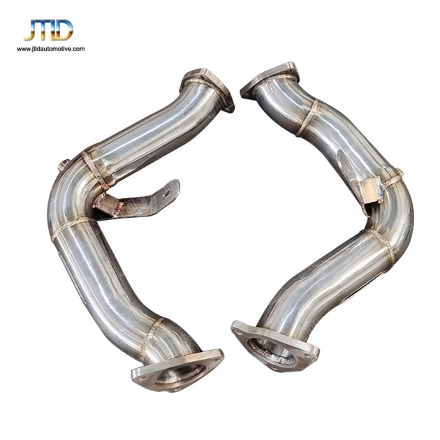 JTDAU-103 Exhaust DownPipe for 2009-2017 Audi S4 S5 B8 B8.5 3.0L v6 Front Race Pipes
