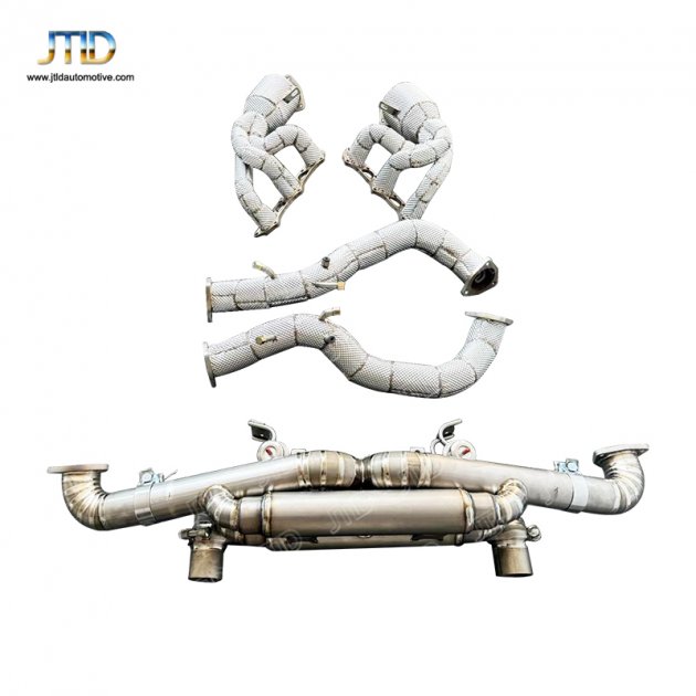 JTS-PO-156 FOR 718 gt4rs titanium exhaust