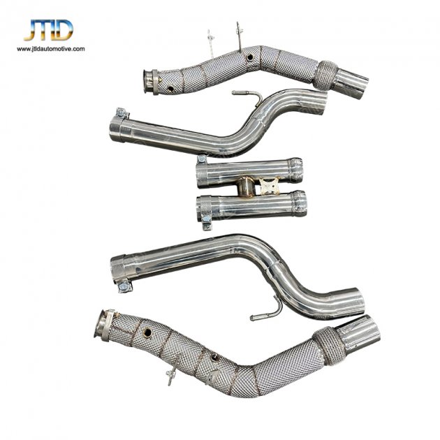 JTDBE-241 Exhaust DownPipe for BENZ S63 s550 5.5 v8 biturbo