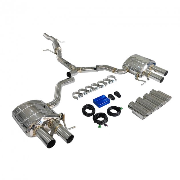 JTS-AU-238 Exhaust System for 2022 audi A5 V4  4WD 2.0 without OPF